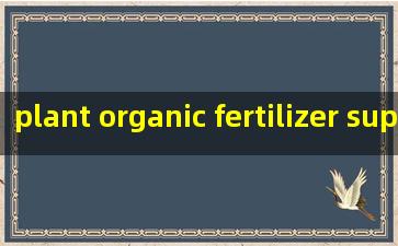  plant organic fertilizer supplier